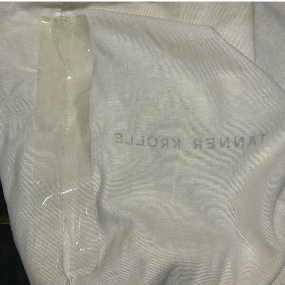 Vintage Y2K Gorgeous 2005 Tanner Krolle Cutter Leather Bag Silver Metal Hardware - Picture 16 of 17